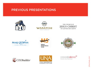 previous presentations




                         ©Fluid Studio, 2010
 