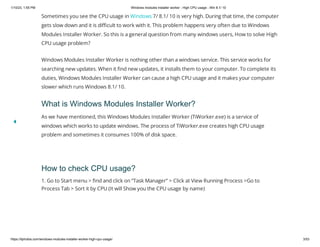 3.Windows modules installer worker - High CPU usage - Win 8.1_ 10.pdf