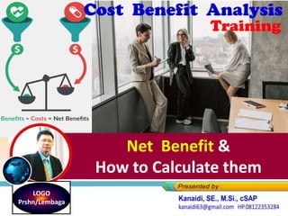 Net Benefit &
How to Calculate them
LOGO
Prshn/Lembaga
 