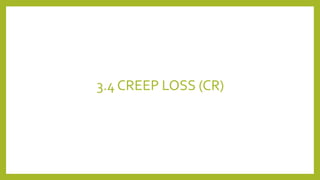 3.4 CREEP LOSS (CR)
 