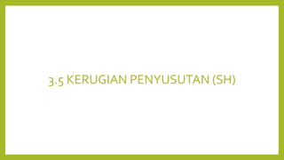 3.5 KERUGIAN PENYUSUTAN (SH)
 