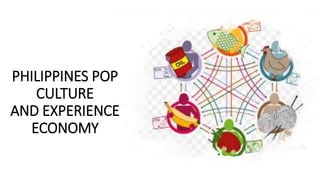 PHILIPPINES POP
CULTURE
AND EXPERIENCE
ECONOMY
 