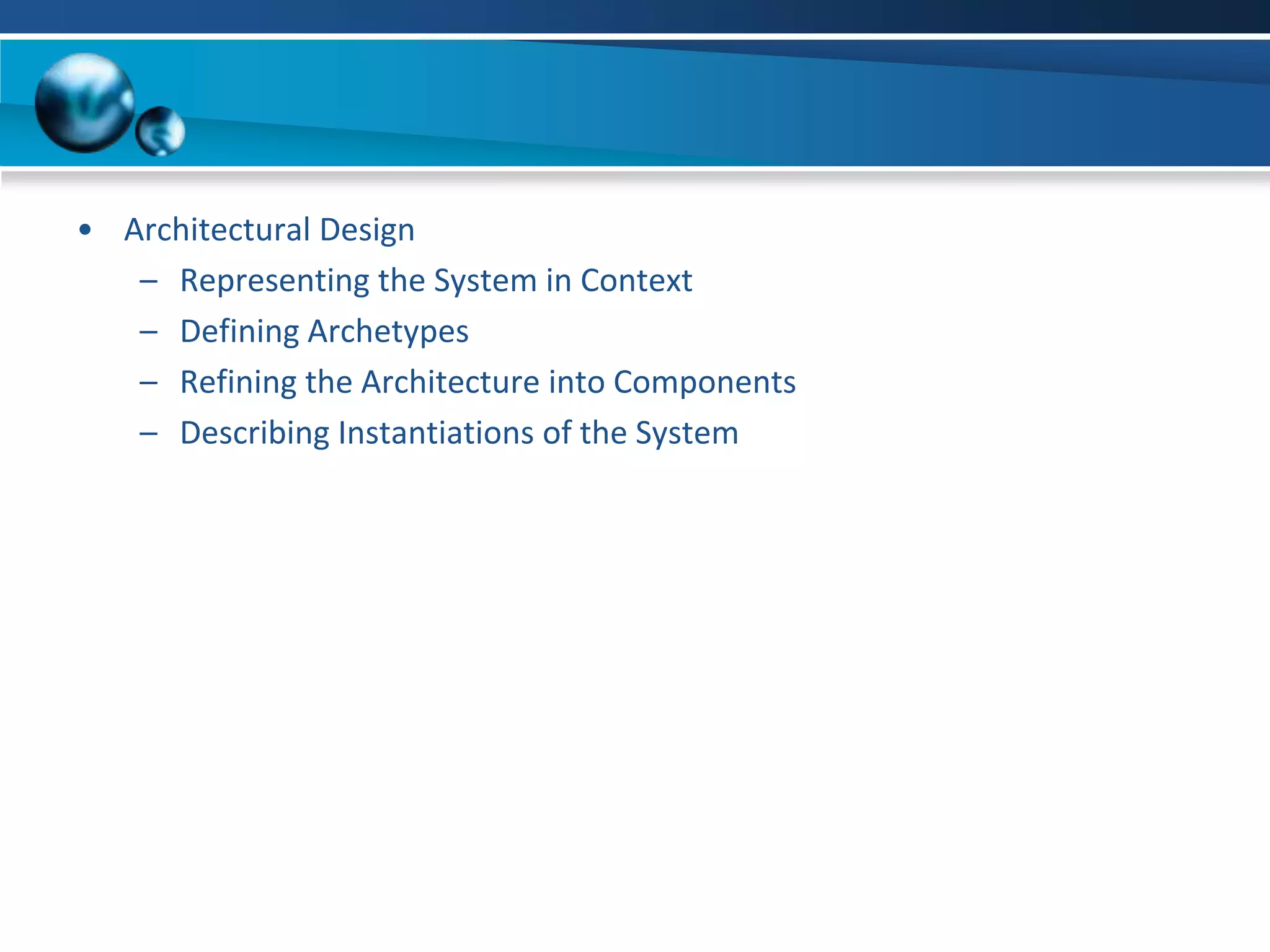 3.2 The design model & Architectural design.ppt