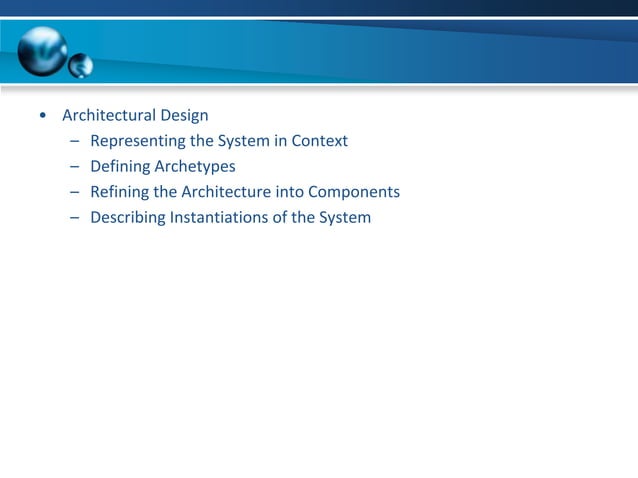 3.2 The design model & Architectural design.ppt