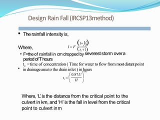 Irc Sp 13 Rational Method Hydrology Example.pdf 3. Highway Drainage.pdf