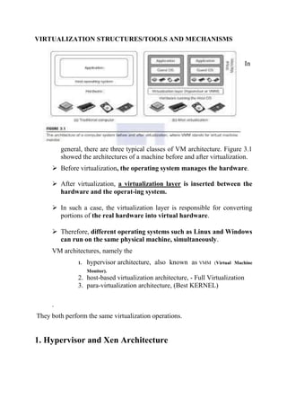 VIRTUALIZATION STRUCTURES TOOLS.docx | Operating Systems | Computer ...