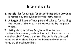 Sphere Reticule 3.Lensometery.pptx