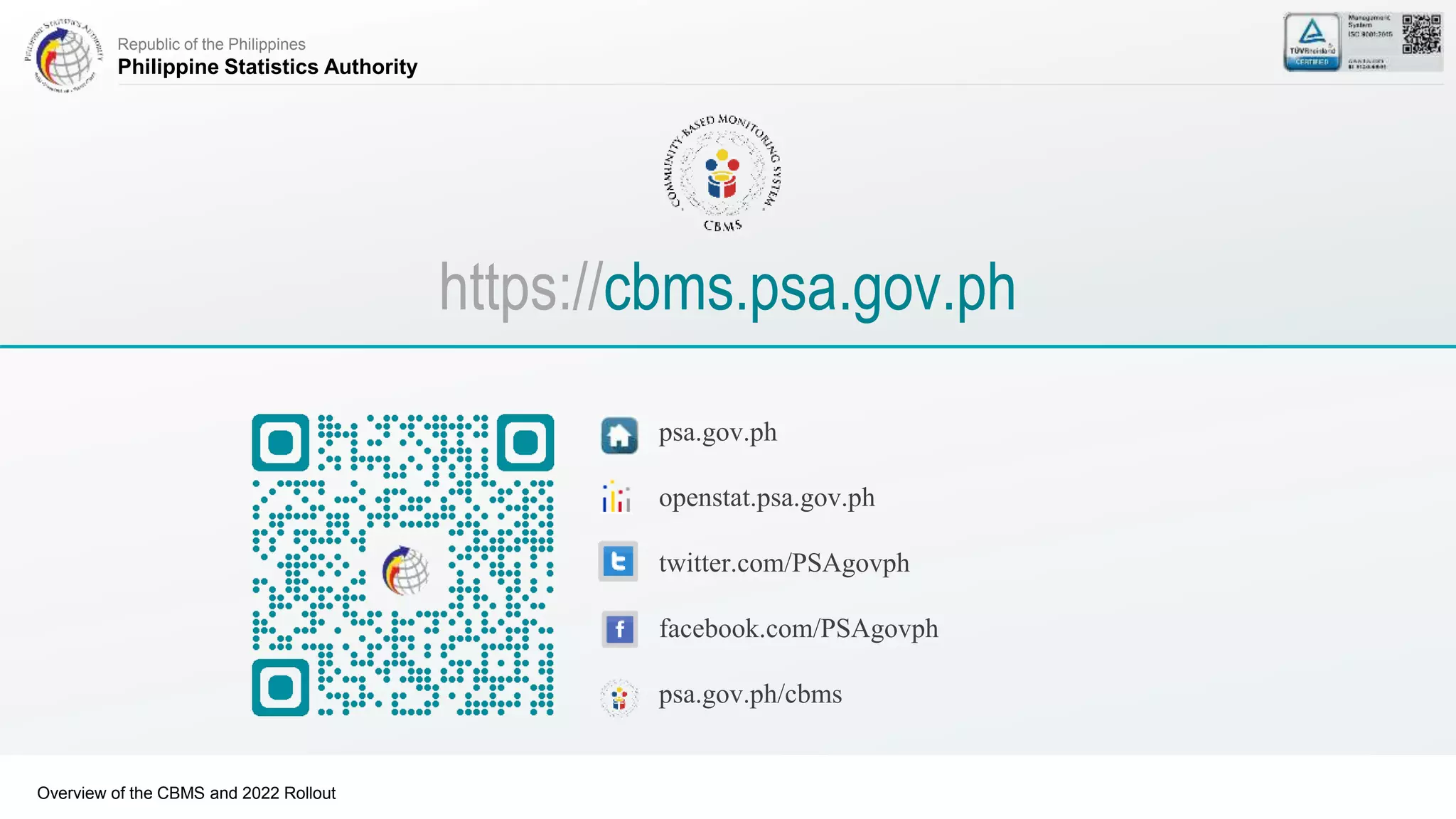 3 CBMS Overview v2 pptx 3 CBMS Overview v2 pptx