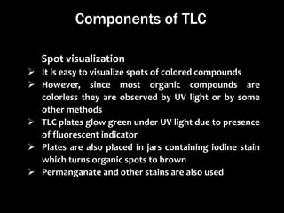 3. Thin Layer CHROMATOGRAPHY Bio Techniques.pptx