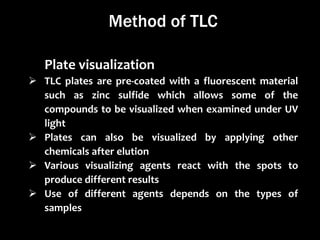 3. Thin Layer CHROMATOGRAPHY Bio Techniques.pptx