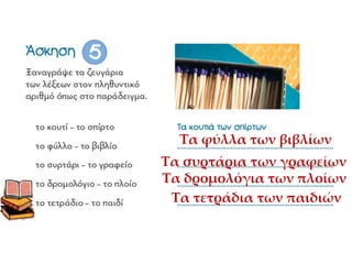 Τα φύλλα των βιβλίων
Τα συρτάρια των γραφείων
Τα δρομολόγια των πλοίων
Τα τετράδια των παιδιών
 