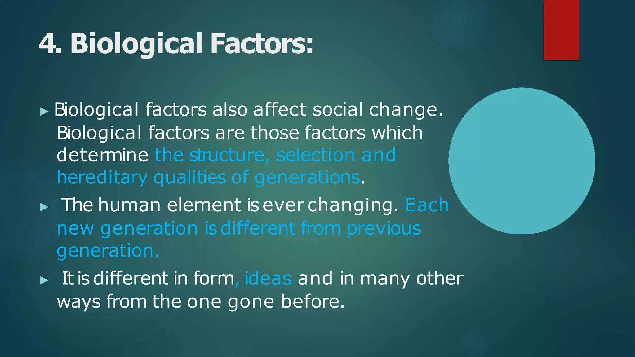 3. Factors Influencing Social Change.pptx | Geography | Science
