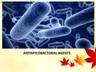 ANTIMYCOBACTERIAL AGENTS
 