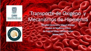 3. Transporte de Oxigeno  y Mecanismos de Hipoxemia.pptx