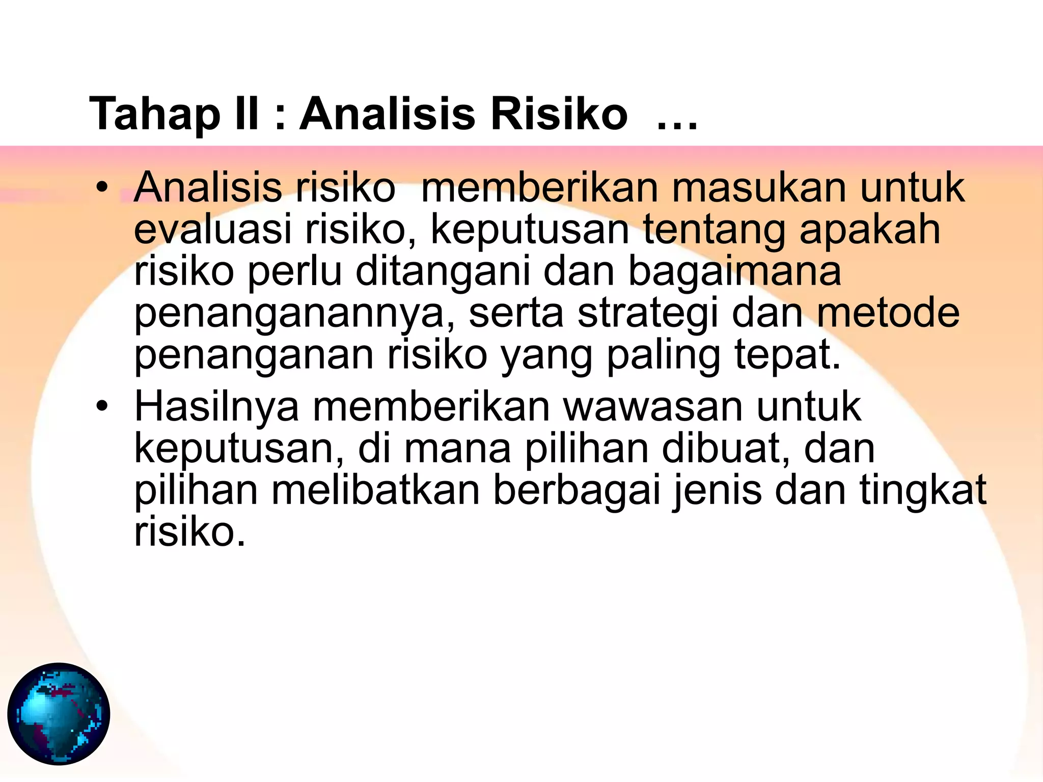 Risk Management Process: Pemetaan, Penilaian (Risk Assessment ...