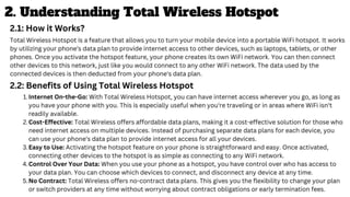 Understanding Total Wireless Hotspot