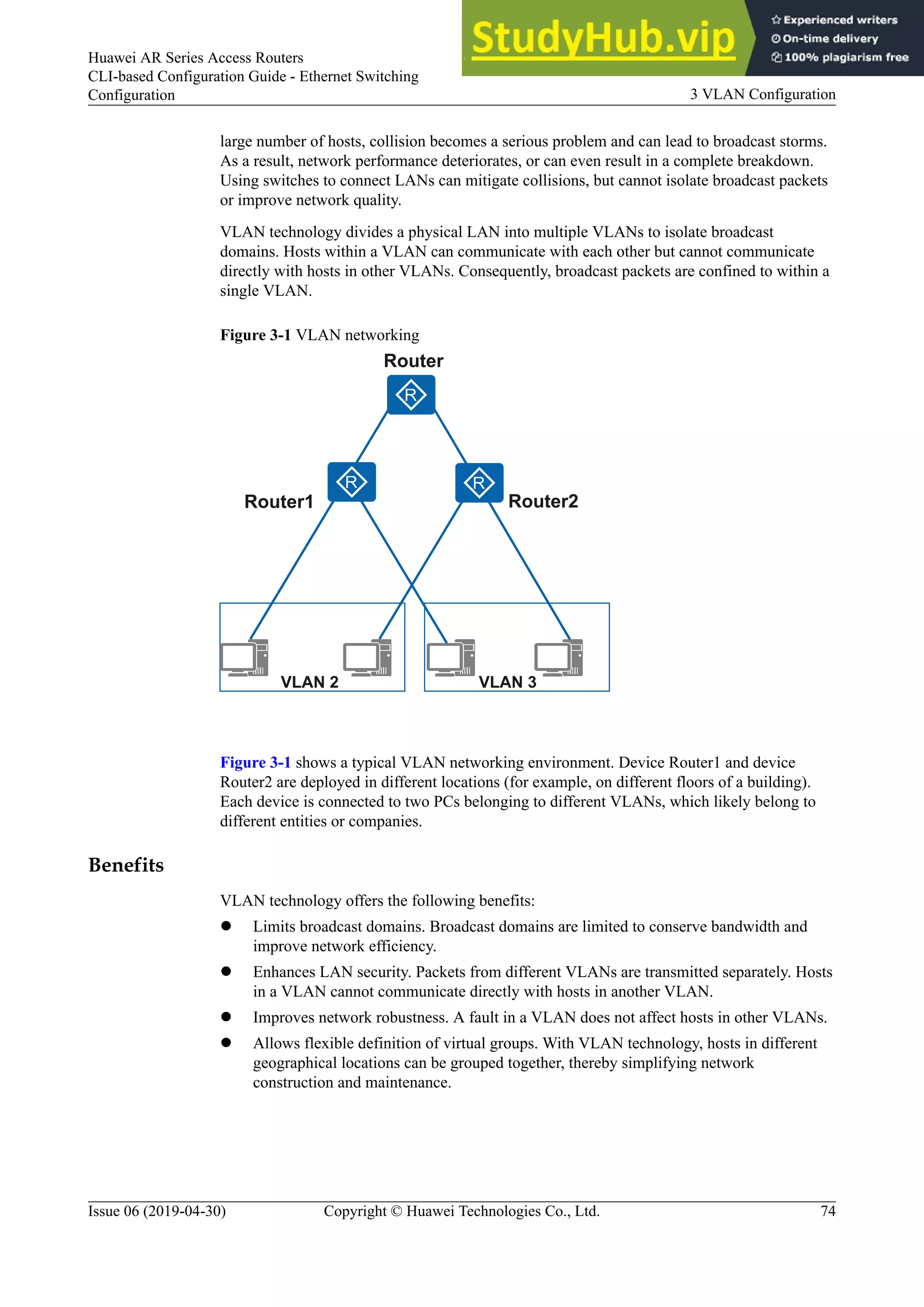 3.1 Overview Of VLANs Definition | PDF