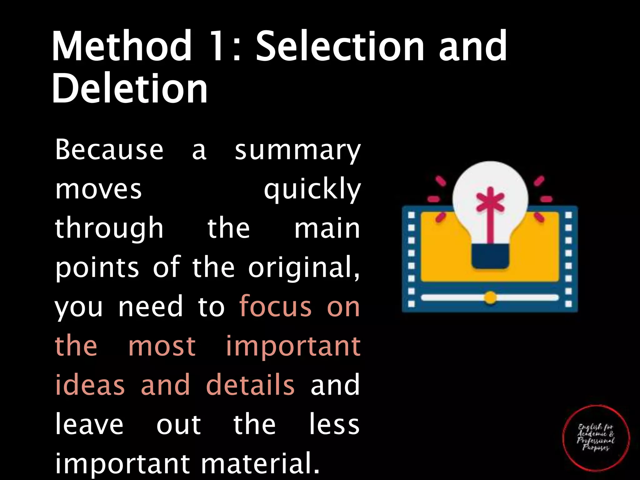 3 eapp summarizing techniques pptx