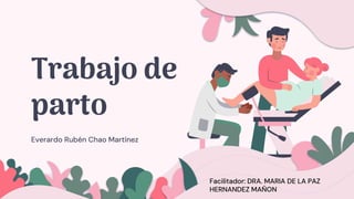 Trabajo de
parto
Everardo Rubén Chao Martínez
Facilitador: DRA. MARIA DE LA PAZ
HERNANDEZ MAÑON
 