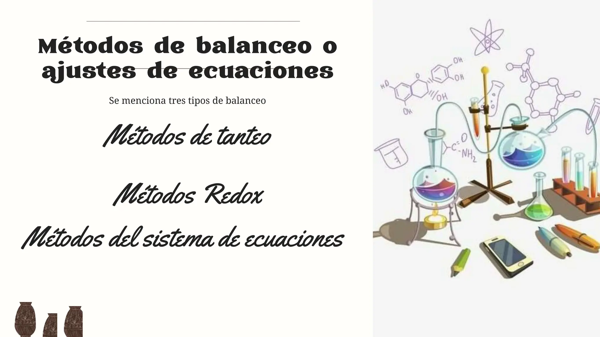 Balanceo de ecuaciones químicas | PPTX