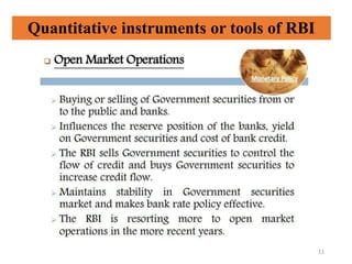 Quantitative Instruments Rbi Monetary policy tools.pptx