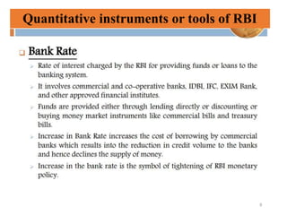 Quantitative Instruments Rbi Monetary policy tools.pptx