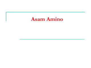 Asam Amino
 