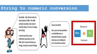 String to numeric conversion
 
