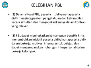 Kelebihan Dan Kekurangan Pbl