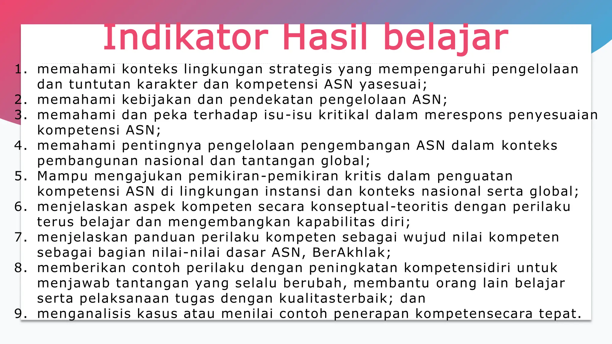 Kompeten BerAKHLAK ASN BerAKHLAK ASN BerAKHLAK ASN | PPT