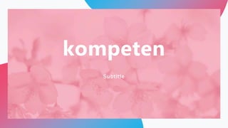 Kompeten BerAKHLAK ASN BerAKHLAK ASN BerAKHLAK ASN | PPT