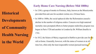 History of Community Health Nursing in India | PPTX