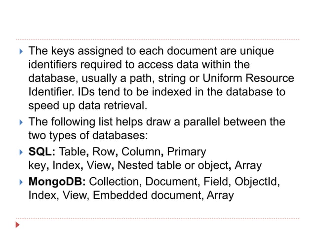 3.Implementation with NOSQL databases Document Databases (Mongodb).pptx