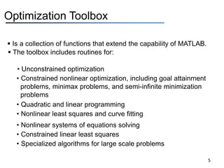 optimization methods by using matlab.pptx | Programming Languages ...