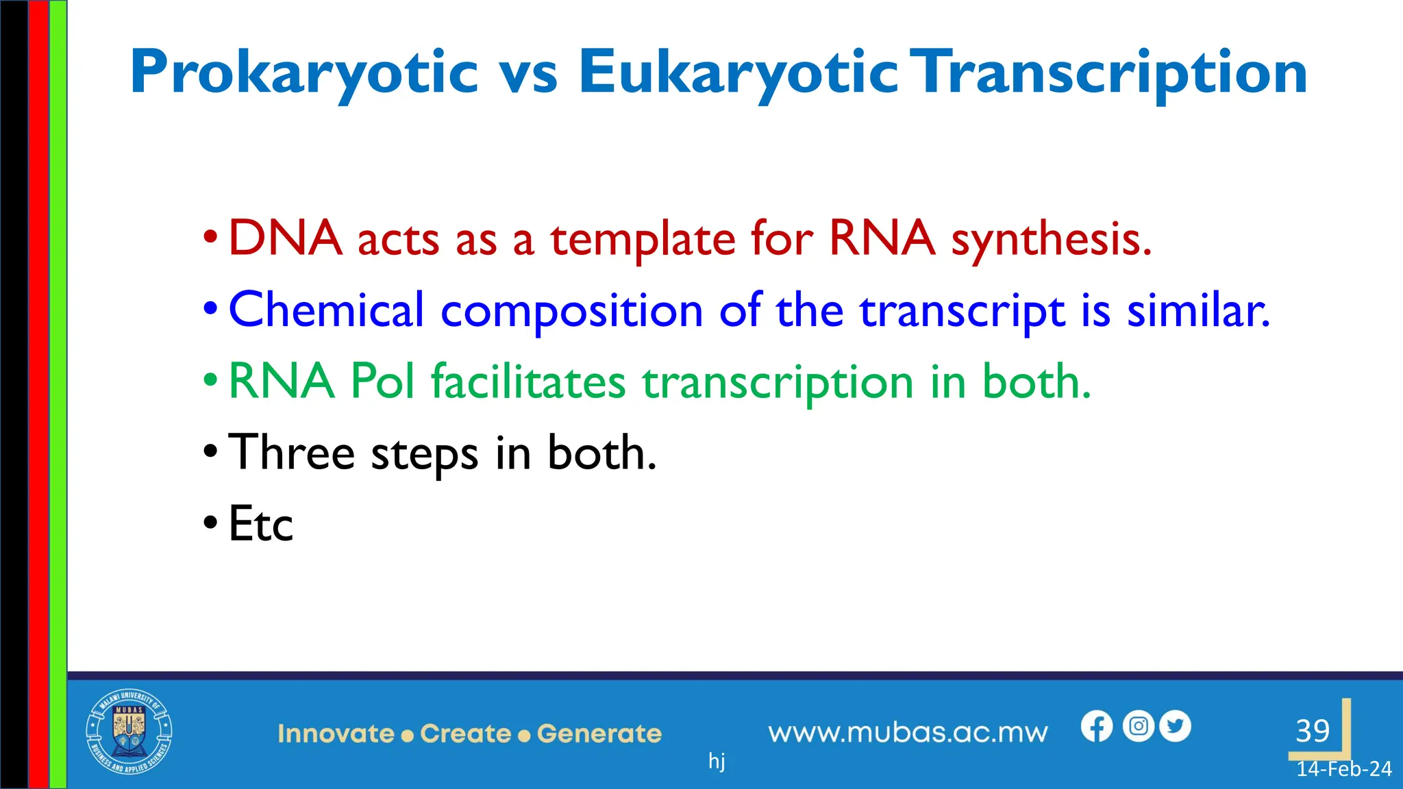 3. Transcription in Prokaryotes and Eukaryotes.pdf