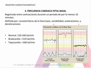 registro cardiotocografico interpretacion y valoracion | PPTX