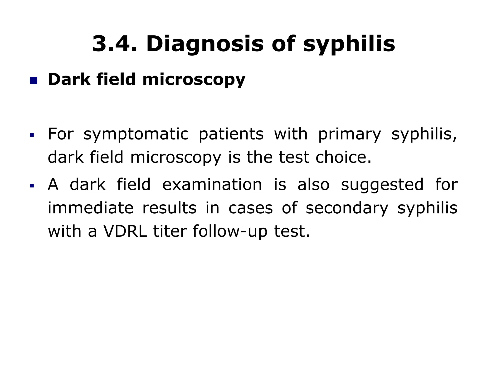 Syphilis Serology serological test for medical laboratory.ppt