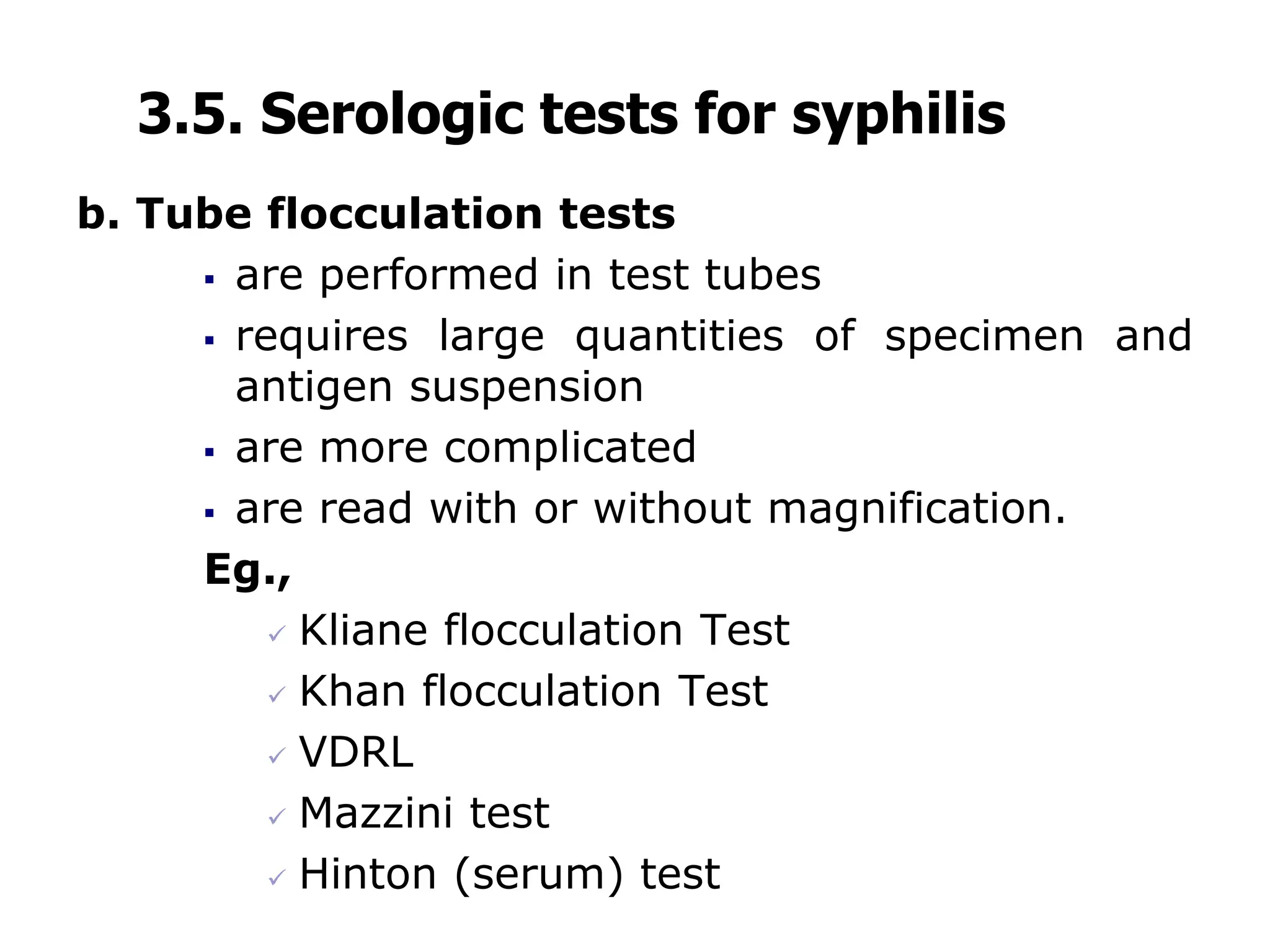 Syphilis Serology serological test for medical laboratory.ppt