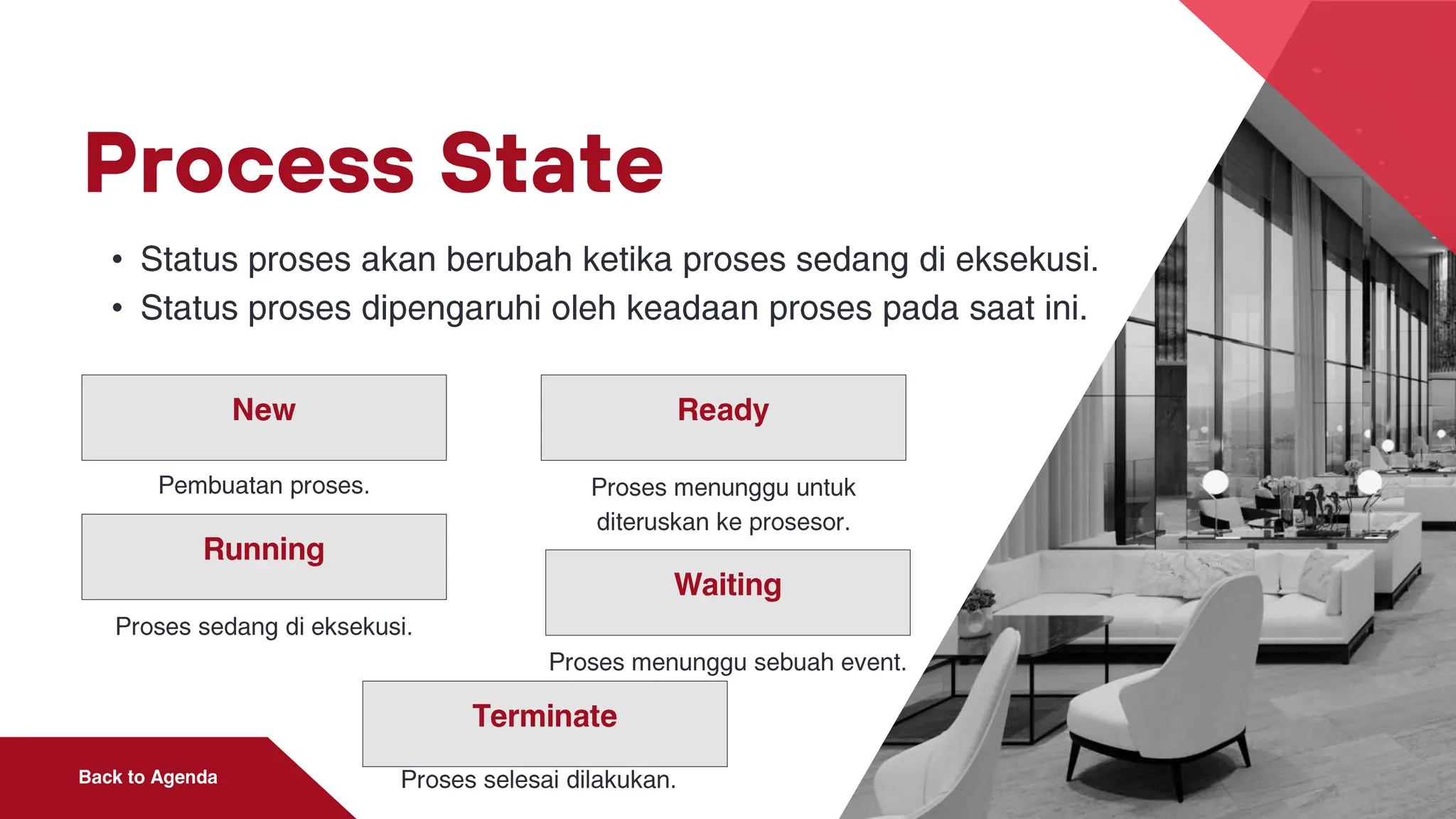 Process State
•
•
 