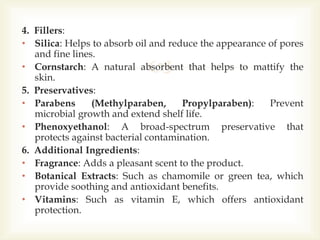 Types of Herbal Cosmetics its standardization. | PPTX