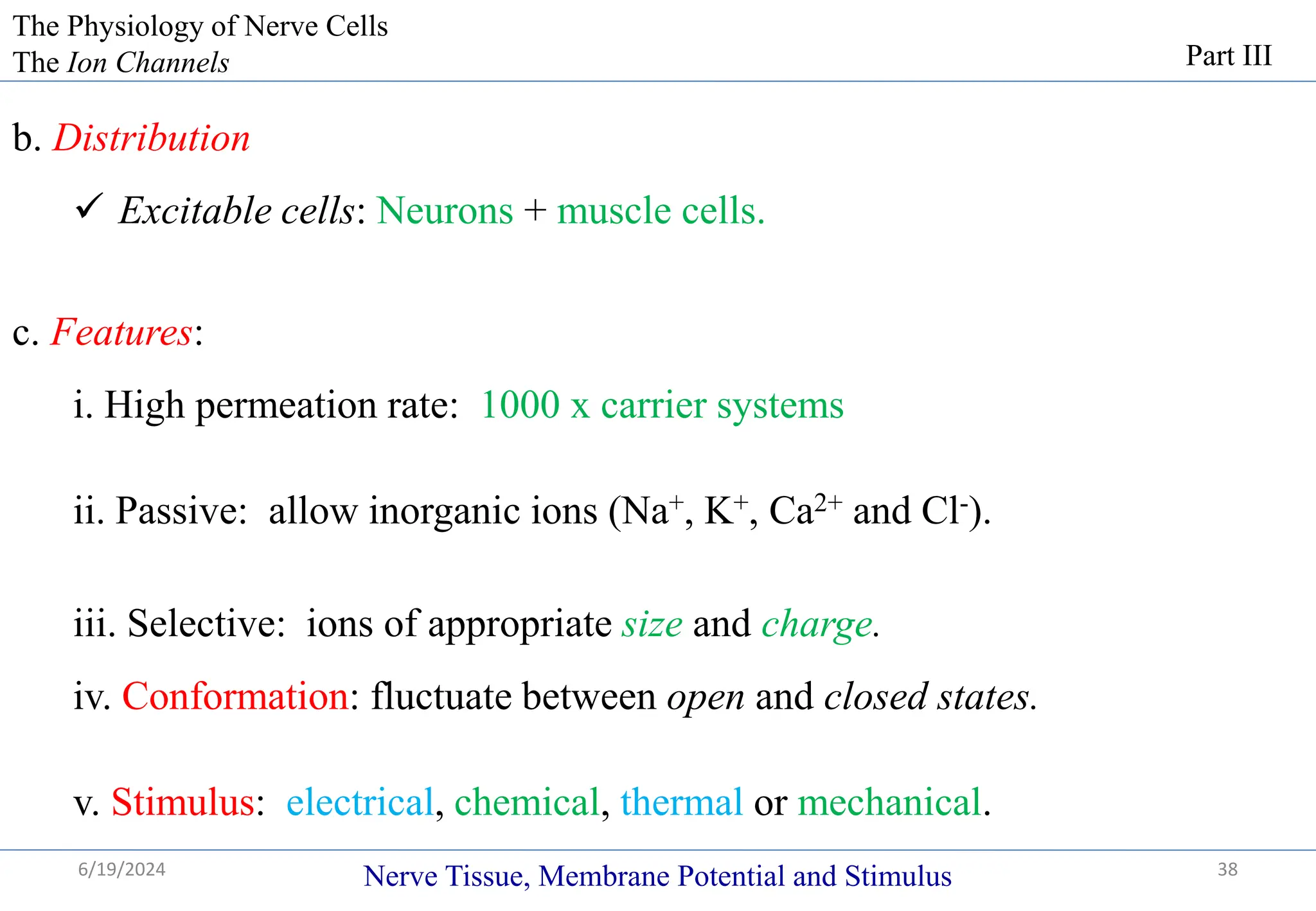 3. Nurve Tissue Membrane Potential and Stimulus.pptx