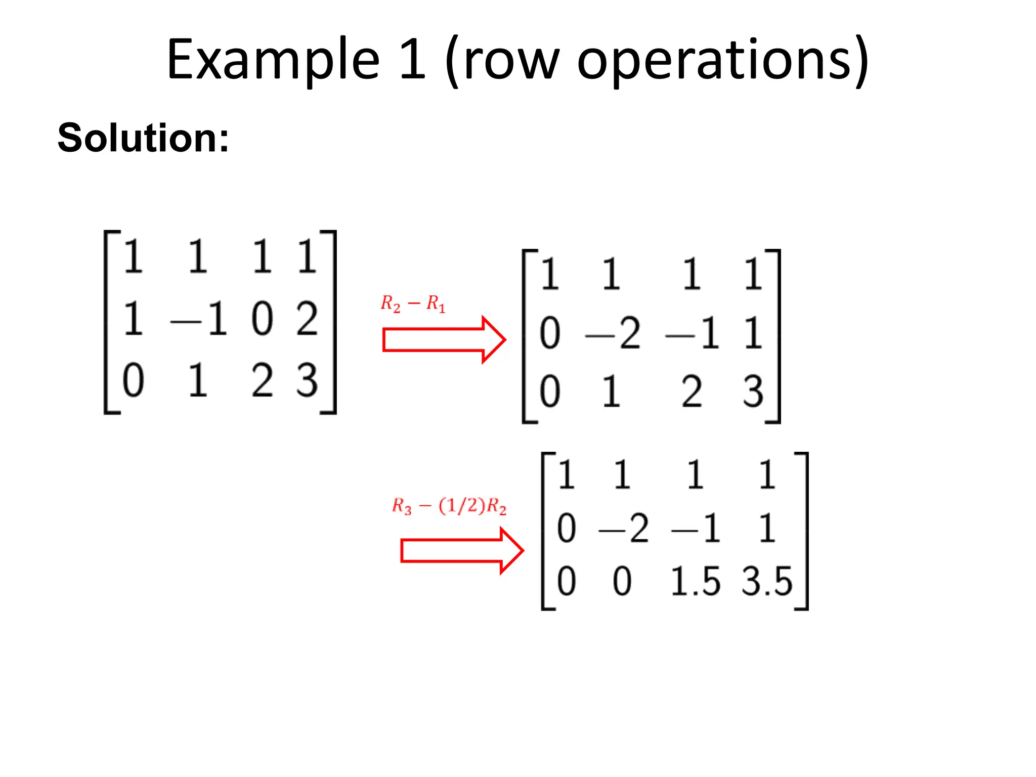Solving Linear systems of Equations-Gauss elimination method | PPT