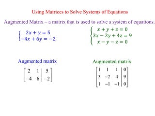 Solving Linear systems of Equations-Gauss elimination method | PPT