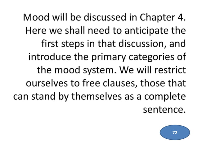 Theme and Mood: Systemic Functional Linguistics | PPT