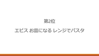 第2位
エビス お皿になる レンジでパスタ
 