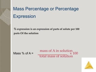 3. Solutions. detail notes on solutions and explanation | PPTX
