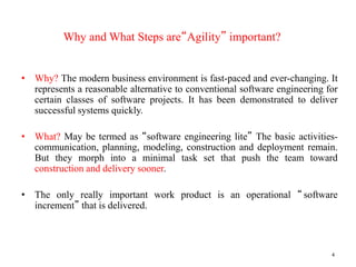 3. Agility and extreme programming OF UNIT-1 PPT | PPT