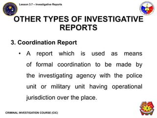 Investigative Reports Investigation Report Samples.pptx