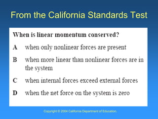 From the California Standards Test
Copyright © 2004 California Department of Education.
 