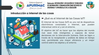 3. Internet de las Cosas IoT en la educacion | PDF